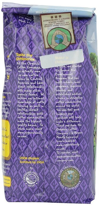 The Organic Coffee Co. French Roast Ground Coffee (Medium), 12 oz N4