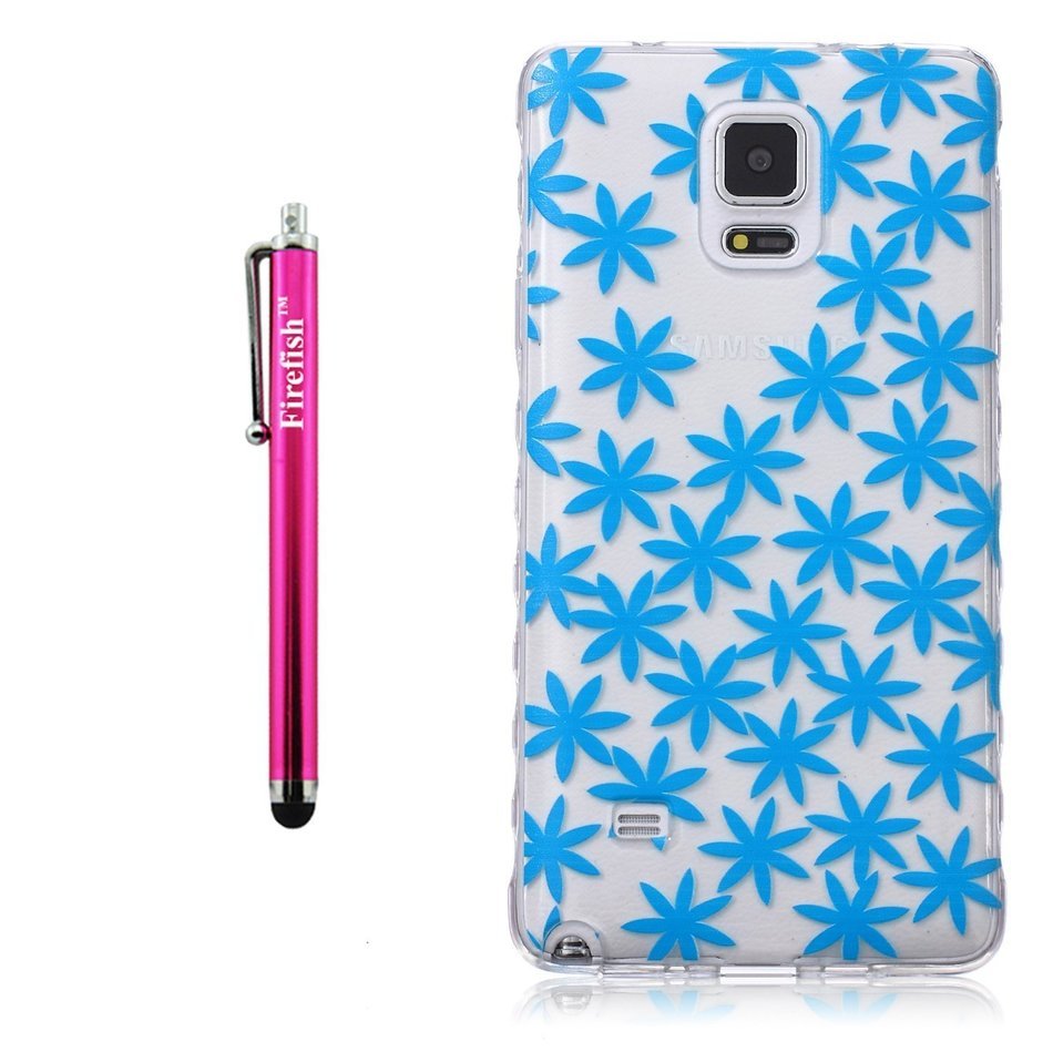 Note 4 Case, Firefish Durable Soft TPU Back Case [Soft-Flex] Drop Protection Scratch-Resistant Cover Skin Protective... N87