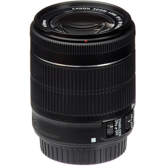 Canon 18-55mm IS STM Lens + 32GB Class 10 High Speed Memory Card + 58mm UV Filter + Lens Cap Holder + Cleaning...