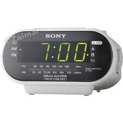 Sony ICF-C318 Dream Machine&trade; AM/FM Clock Radio in White
