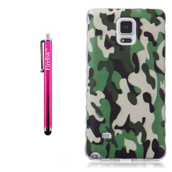 Note 4 Case, Firefish Durable Soft TPU Back Case [Soft-Flex] Drop Protection Scratch-Resistant Cover Skin Protective... N92