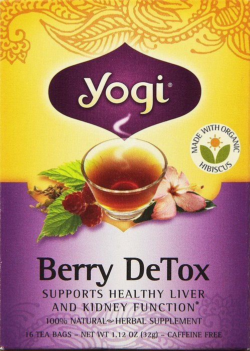 Yogi Tea Berry Detox Tea, 16 Count (Pack of 6) N3