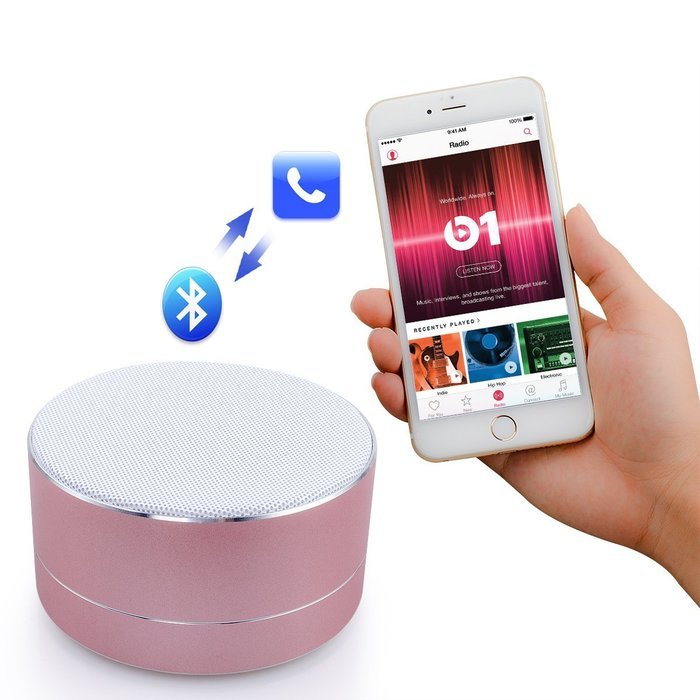 Accering Stereo Bluetooth Music Speaker,Wireless Mini Portable Outdoor Super Bass Sound and FM Radio for iPhone... N10