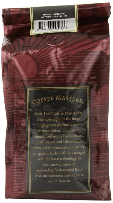 Coffee Masters Flavored Coffee, Irish Buttercream, Whole Bean, 12-Ounce Bags (Pack of 4)
