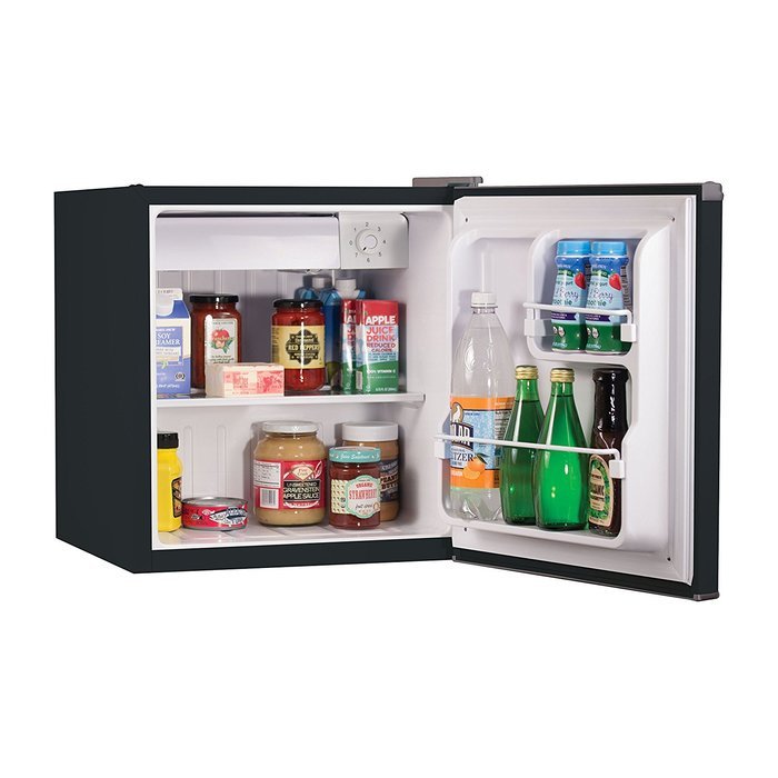 BLACK+DECKER BCRK17B 1.7 Cu. Ft. Energy Star Refrigerator with Freezer, Black N2
