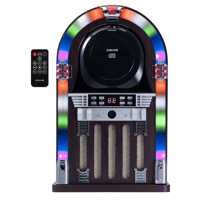Craig Electronics CHT955 Craig Cht955 Cd Jukebox Speaker System With Bluetooth
