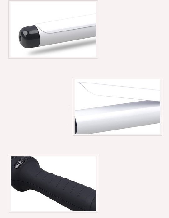 Flee Curling Iron with Multi-Heat Control Ceramic Home Collection Perfect Digital Ceramic Curling (28MM, White) N2