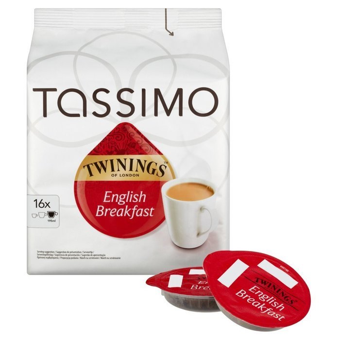 Tassimo Twinings Breakfast Tea 16 servings (Pack of 5, 80 servings in total) N2