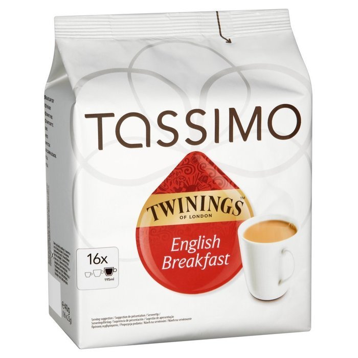 Tassimo Twinings Breakfast Tea 16 servings (Pack of 5, 80 servings in total) N3