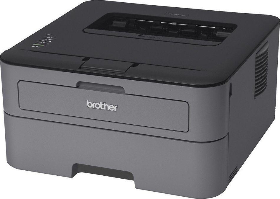 Brother - HL-L2320D Black-and-White Printer - Gray N2