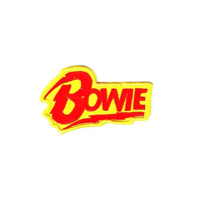 David Bowie red/yellow flash iron-on/sew-on cloth patch