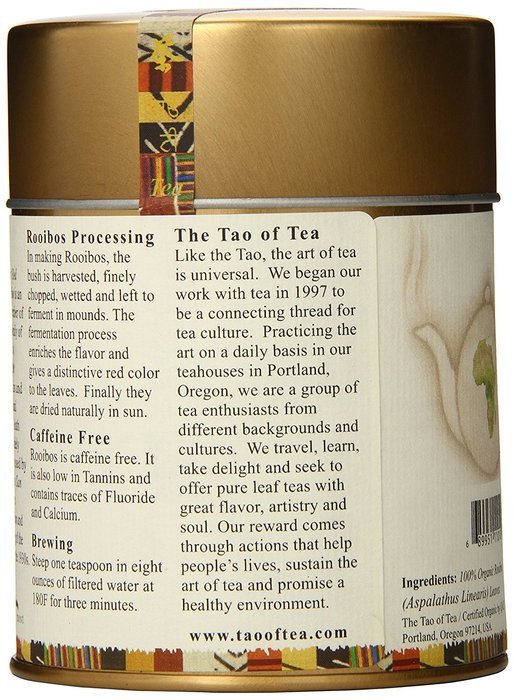 The Tao of Tea, Rooibos Tea, Loose Leaf, 4 Ounce Tin N5