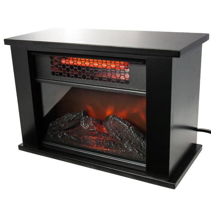 Life Pro Mini Fireplace Infrared Quartz Electric Space Heater Energy