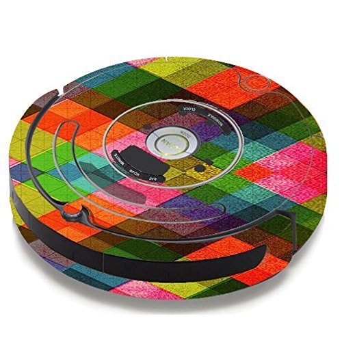 Skin Decal Vinyl Wrap For IRobot Roomba 650 655 Vacuum / Color Hearts