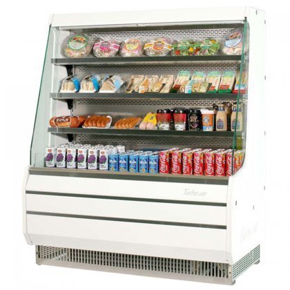 Turbo Air TOM40MSF 39" Medium Display Merchandiser with Efficient Refrigeration System Stainless Steel Front Panel...
