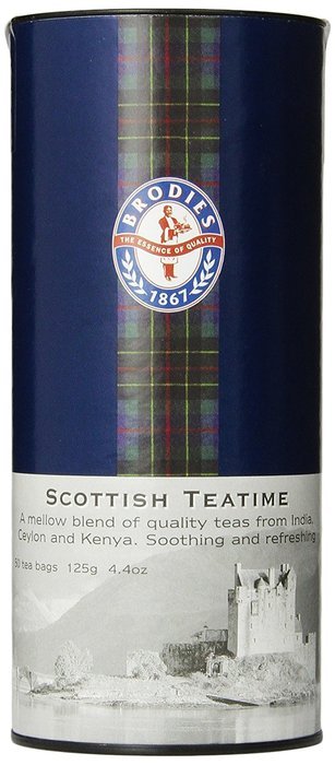 Brodies Tea, Scottish Teatime, 50 Count Tea Bags 4.4 Ounce