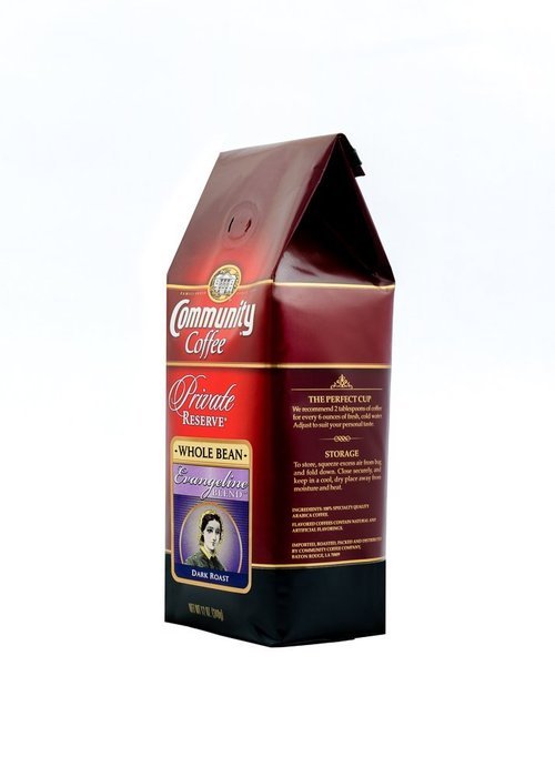 Community Coffee Private Reserve Whole Bean Louisiana Blend Dark, 12 oz., 3 Count N13