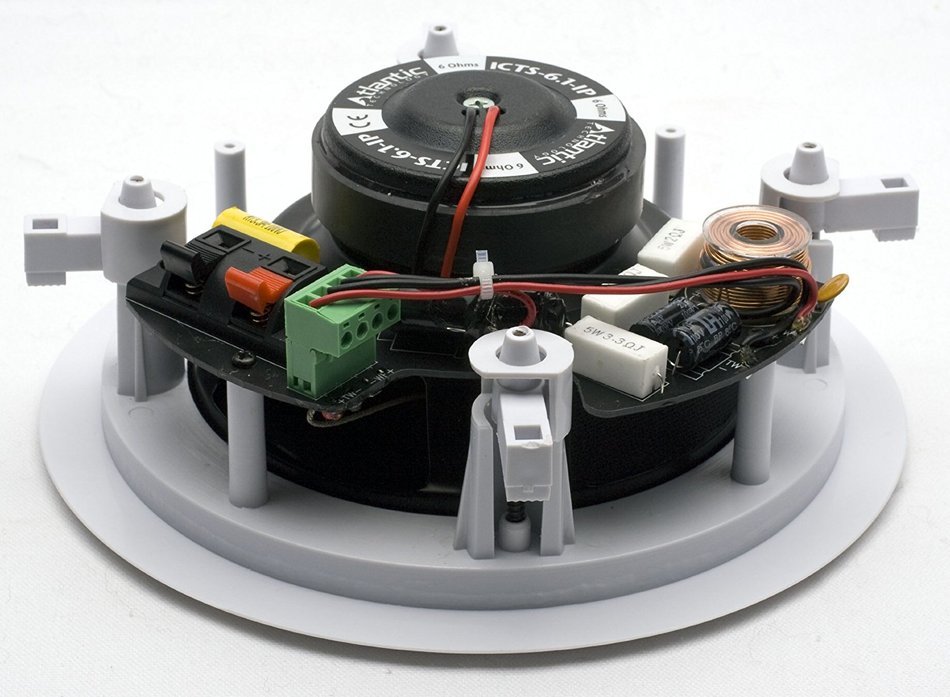 Atlantic Technology ICTS-6.1-IP-S 6.5" 2-Way IP Compatible In-Ceiling Speaker (Single, White) N2