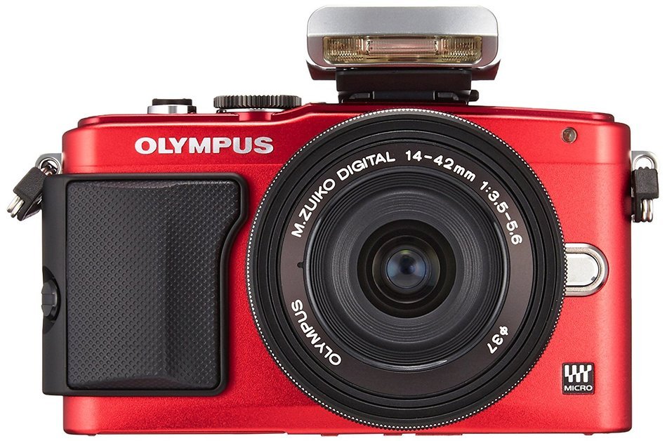 Olympus Mirrorless SLR E-PL6 Body Only (Red) - International Version N53