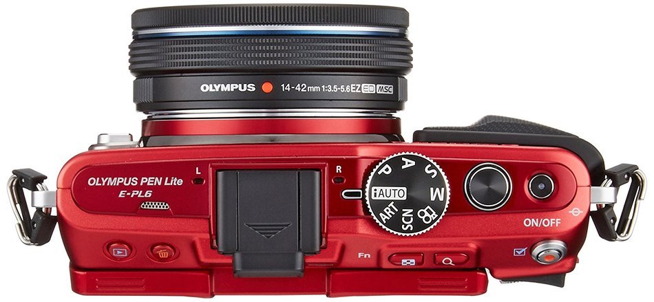 Olympus Mirrorless SLR E-PL6 Body Only (Red) - International Version N54