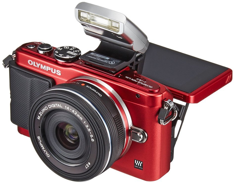 Olympus Mirrorless SLR E-PL6 Body Only (Red) - International Version N55