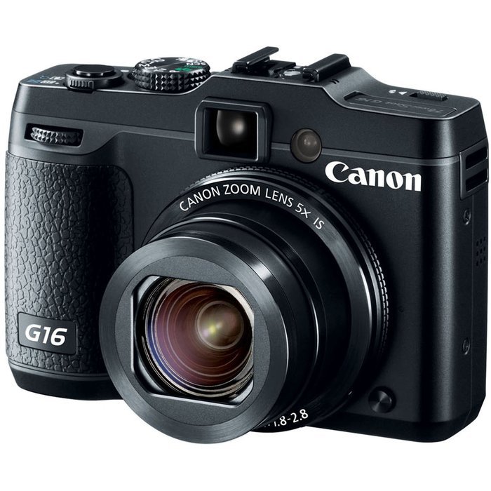 Canon PowerShot G16 12.1 MP CMOS Digital Camera with 5x Optical Zoom and 1080p Full-HD Video Wi-Fi Enabled N8