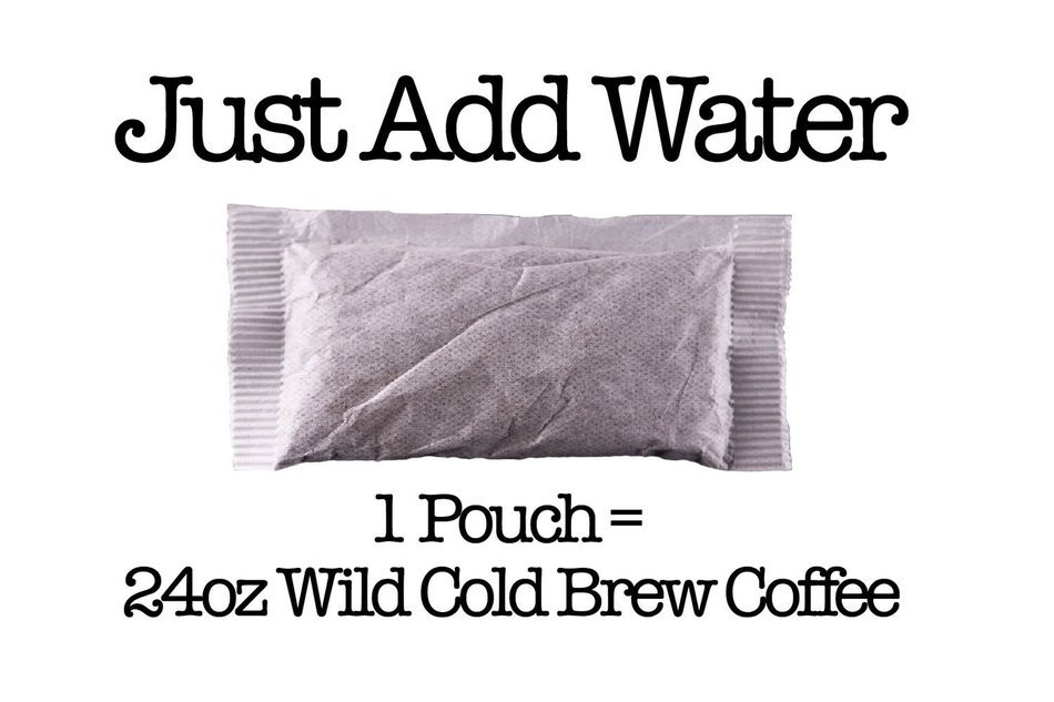 Cold Brew Coffee Kit, Brew-At-Home Wild Coffee Pouch made with Ground Organic Wild Coffee, Fair trade, Single-origin... N8