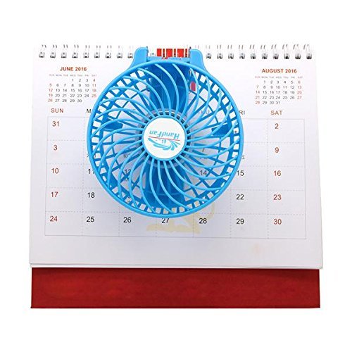 LinGear Portable Collapsible USB Rechargeable Hand Handheld Mini Fan For Laptop Computer Desk Desktop Table Floor... N7