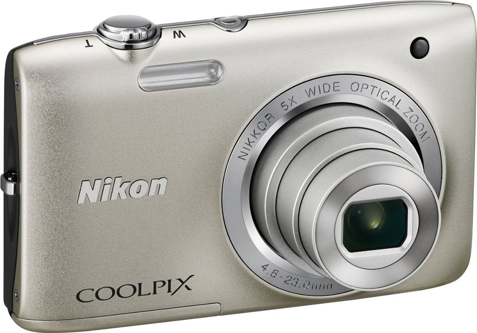 Nikon Coolpix S2800 20.1 MP Point & Shoot Digital Camera with 5X Optical Zoom International Version, Silver N4