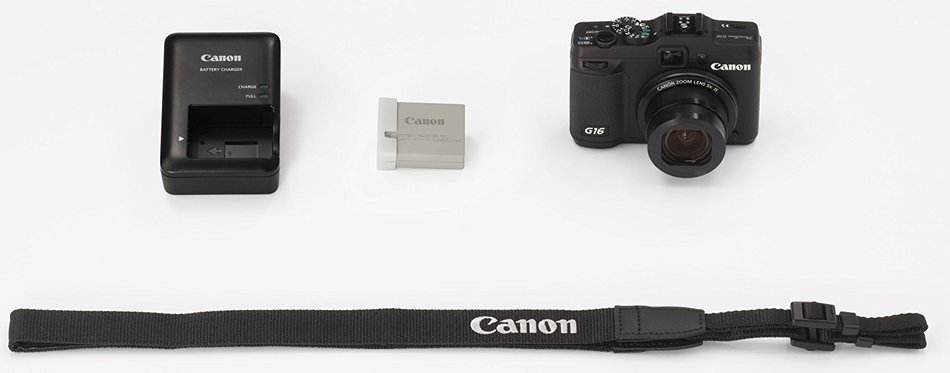 Canon PowerShot G16 12.1 MP CMOS Digital Camera with 5x Optical Zoom and 1080p Full-HD Video Wi-Fi Enabled N11