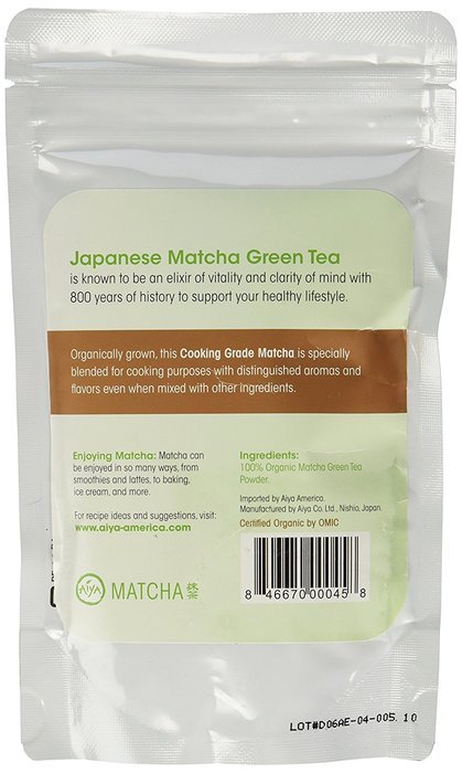 Organic Cooking Grade Matcha 100 Grams