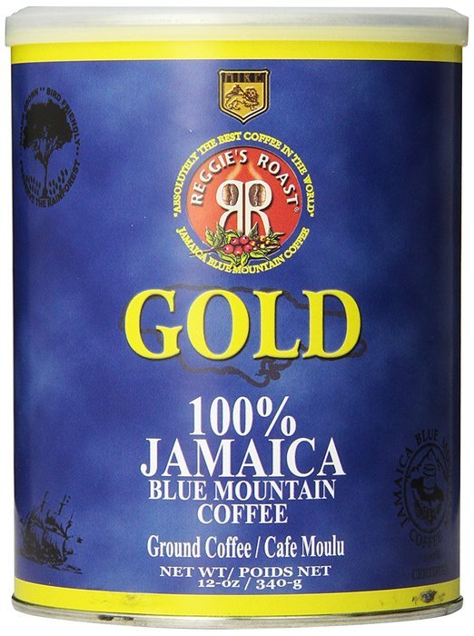 Reggie's Roast 100% Jamaica Blue Mountain Ground Coffee, 12-Ounce Can