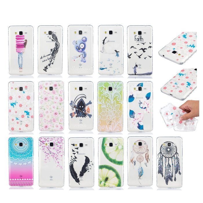 Galaxy G530 Case Cover,TYoungs Ultra Thin Soft Silicone Flexible TPU Transparent Clear Case [Anti-Scratch] Cover... N4