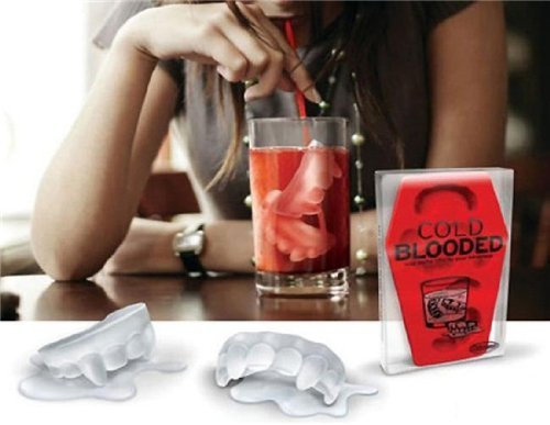 Horror Teeth of Vampire Shaped Ice Cube Trays Ice Mold Ice Maker N2
