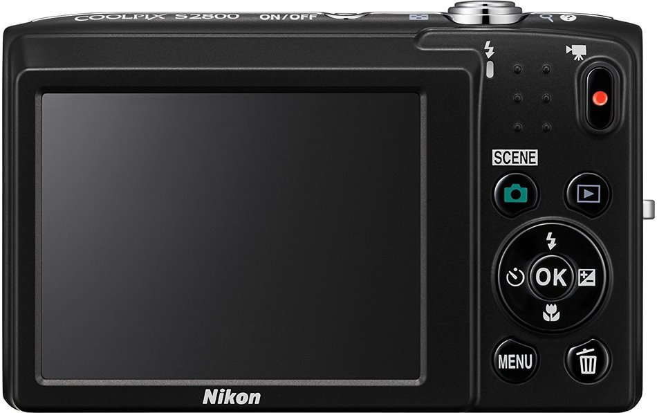 Nikon Coolpix S2800 20.1 MP Point & Shoot Digital Camera with 5X Optical Zoom International Version, Silver N6
