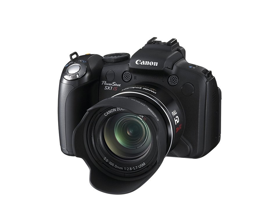 Canon PowerShot SX1IS 10 MP CMOS Digital Camera with 20x Wide Angle Optical Image Stabilized Zoom and 2.8-inch... N4