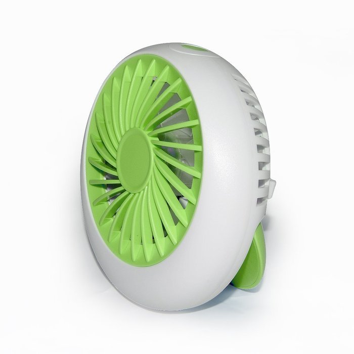 GaGa MILANO 5-inch Mini Quietness Desktop Fan Hand Hold And Support 3 Speed Cool Fan with USB Charge for Home... N24