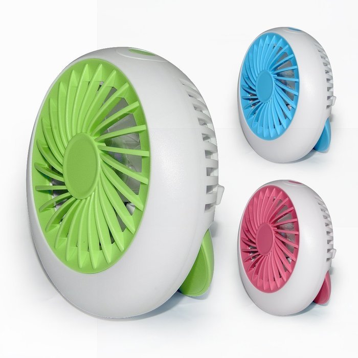 GaGa MILANO 5-inch Mini Quietness Desktop Fan Hand Hold And Support 3 Speed Cool Fan with USB Charge for Home... N25