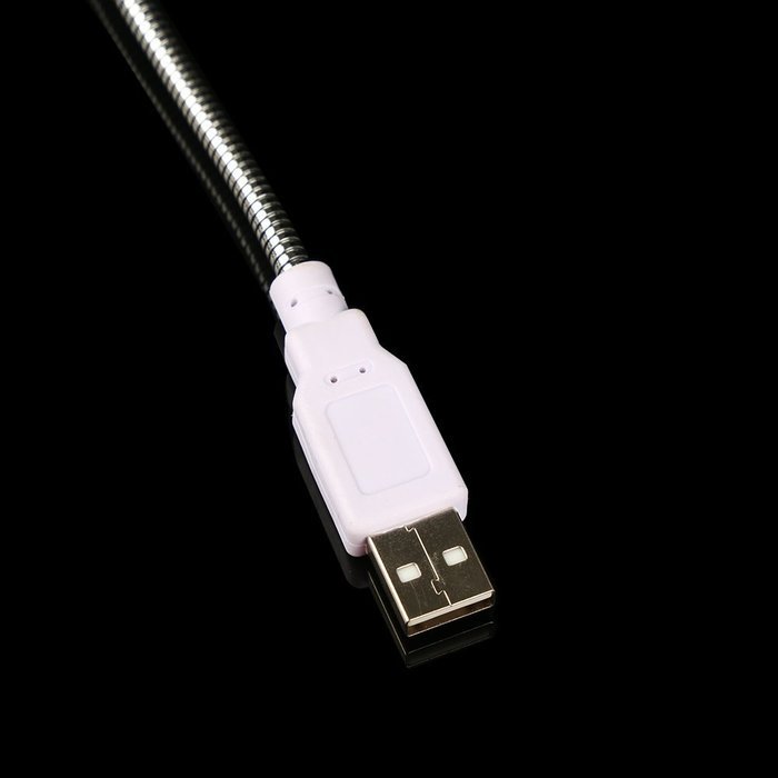 Honeyall Mini Portable Flexible Colorful LED Light USB Fan for Desktop Computer Notebook PC 5LED N9