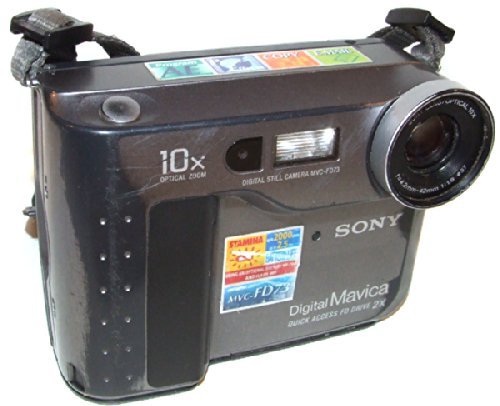 For Parts - Sony Digital Mavica MVC-FD73 Floppy Disc Digital Camera