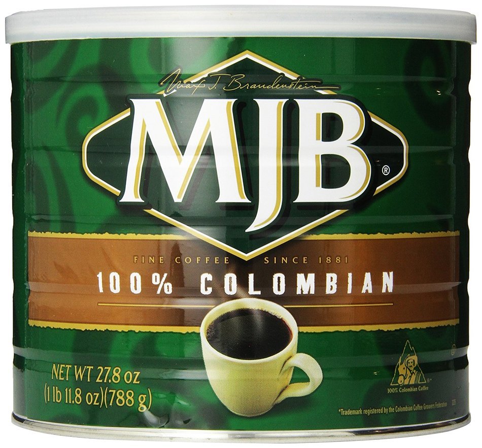 MJB Coffee 100% Colombian Ground, 23 Ounce N21