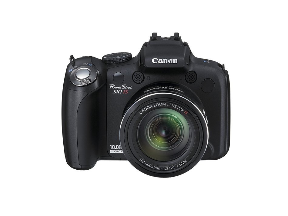 Canon PowerShot SX1IS 10 MP CMOS Digital Camera with 20x Wide Angle Optical Image Stabilized Zoom and 2.8-inch... N5