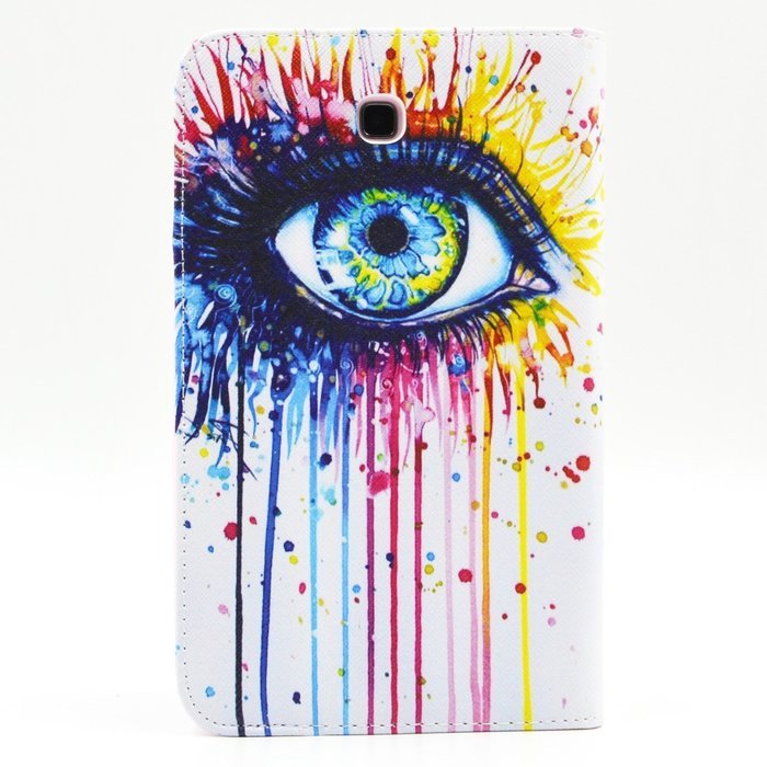 Galaxy Tab 3 7.0 Case, Firefish Kickstand Feature High Quality PU Leather Wallet with Card Slots Damage Resistance...