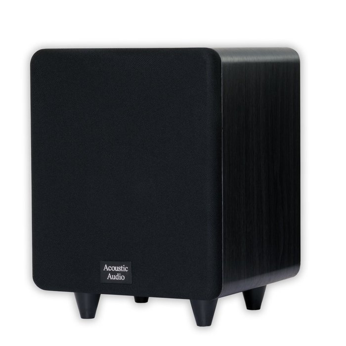 Acoustic Audio CS-PS65-B Front Firing Subwoofer (Black) N2