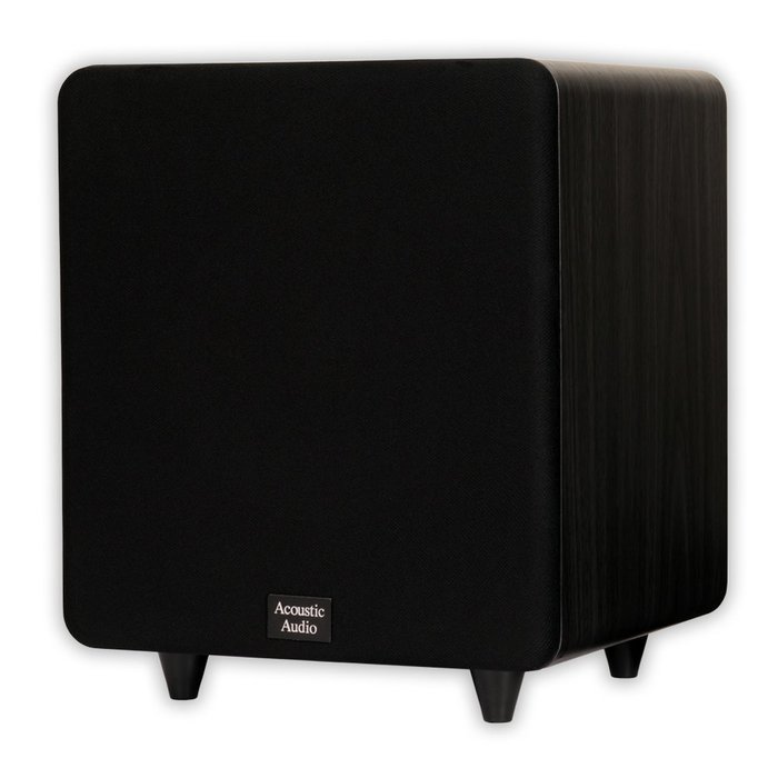 Acoustic Audio CS-PS65-B Front Firing Subwoofer (Black) N3