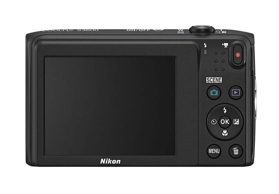 Nikon COOLPIX S3600 20.1 MP Digital Camera with 8x Zoom NIKKOR Lens and 720p HD Video (Red) (Discontinued by Manufacturer) N4