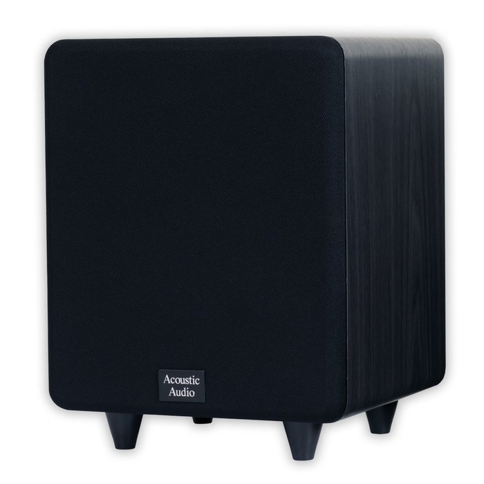 Acoustic Audio CS-PS65-B Front Firing Subwoofer (Black) N4
