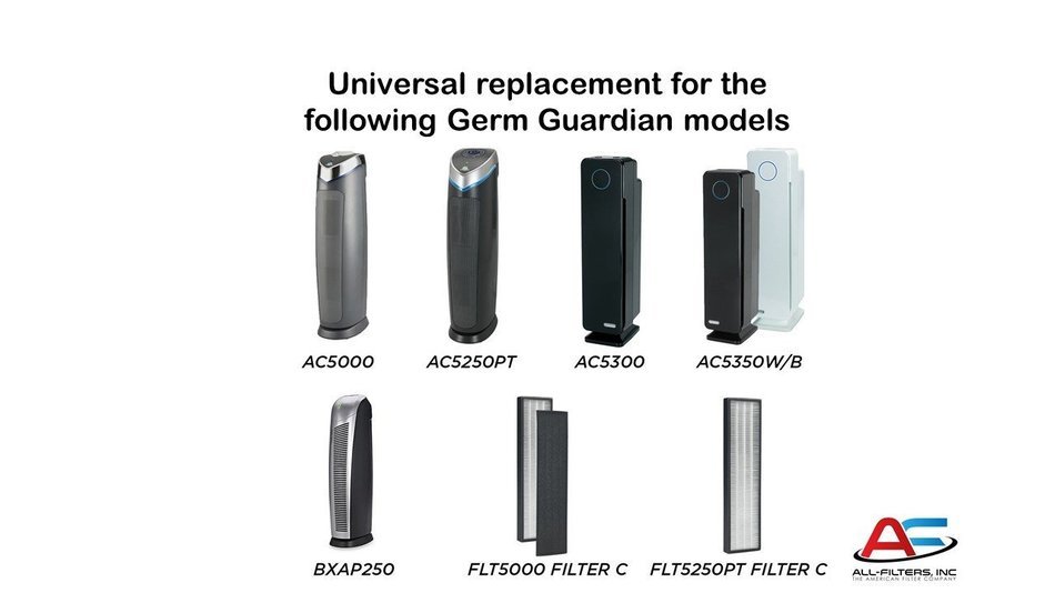 Carbon Activated Pre-Filter for use with the germguardian FLT5000/FLT5111 HEPA Filter, for AC5000 Series Air Purifiers... N5