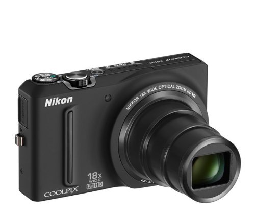 Nikon COOLPIX S9100 12.1 MP CMOS Digital Camera with 18x NIKKOR ED Wide-Angle Optical Zoom Lens and Full HD 1080p... N3