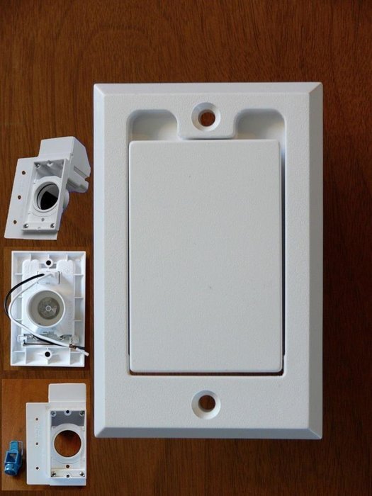 Vacuum Parts & Accessories WHITE Standard Dual Voltage Direct Connect Central Vacuum Wall Valve Inlet